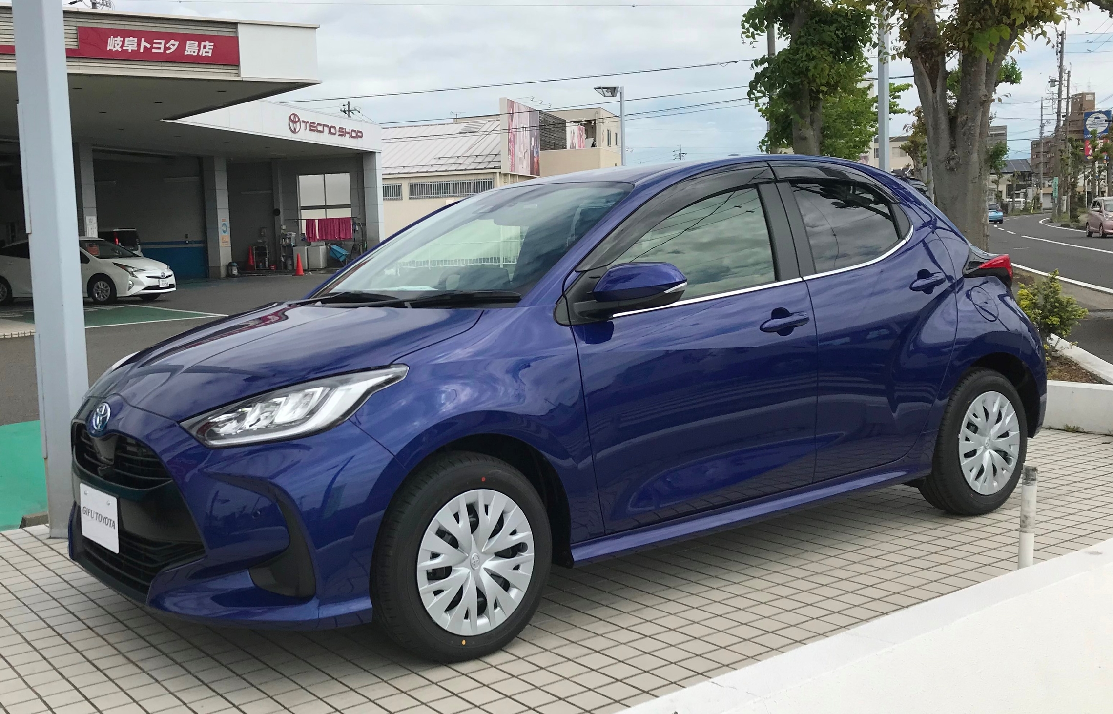 新型ヤリス 展示車入りました 岐阜トヨタ 島店 Yaris